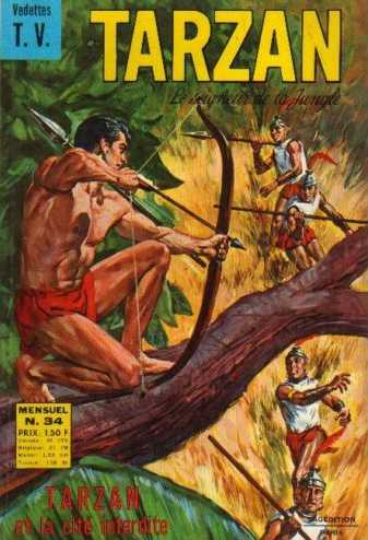 Scan de la Couverture Tarzan Vedettes Tv n 34